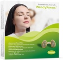 WoodyKnows 3 Allerscreen filtre nazale cu 12 perechi de filtre de înlocuire, model 2024, ajutor alergii sezoniere și praf (margine, 3 filtre + 12 înlocuiri)