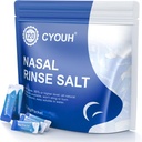 120PCS Saline Pachete de sare Sinus Nasal Clătire pentru Neti Pot, individuale înfăşurate 2.34G Sistem de irigare Nasal nas Curățator Saline Pachete de umplere