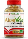 Full Life Aloe Vera + Vitamina E, 60 Capsule fisurabile - hidratare, anti-imbatranire - ingrijirea sanatoasa a pielii