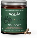 Chill Acum Reishi Organic supliment ciuperci - 15:1 Reishi Extract dublu în 60 capsule Vegane (250 mg)