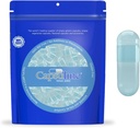 Capsuline Spirulina dimensiune colorată 0 Capsule Vegan gol albastru/albastru - 100 Conte - Vegetarian capsule goale pilula - DIY capsule vegetale de umplere - Veggie capsule pastile - Kosher și Halal certificate