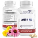 Limph MD - Limphatic Drainage Supliment - cu Bromelain, Echinacea, Brodock Root, Dandelion, Rutin, Kelp & More - Limph System Support for Women & Men - 60 Capsule