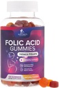 Gume de acid folic pentru femei 785 mcg, Vitamine prenatale esentiale pentru mama si copil, Vegan supliment folicular Gummy, Daily Vitamina B9 surplus de putere Folat, înainte de timpul sarcinii - 120 gume