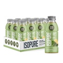 Isopure Zero Carb 32g Proteină limpede gata de băut, Izolat de proteine Whey, Ceai Verde, 12 Pachet (Pachet mai Vary)