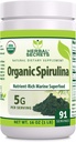 Secrete vegetale Spirulina Organic Powder 16 Oz