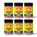 Bragg nutritional Yeast Smoky BBQ Seasoning - (6 Pack) 3 oz - Dairy-Free Parmesan Cheese Substitute - Perfect pentru salate, paste, Popcorn, și mai mult