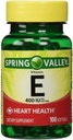 Valea Primăverii - Vitamina E 400 UI, Solubil de apă, 100 Softgels