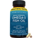 Viva Naturals Omega-3 Ulei de pește, Putere triplă, 2500 mg, 30 Softgels 