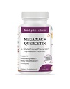 Bucătărie Mega NAC (N-Acetyl Cysteine) 600 mg cu Querbetin, Susţine sănătatea respiratorie şi funcţia imună şi promovează ficat şi rinichi dezintoxicare, Veggie Caps, (Pachetul de 1)