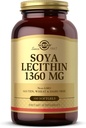 Solgar SOYA Lecitina 1360 mg - 100 Softgels - Sursa de colină - Gluten & Dairy Free - 100 Serviri