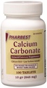 Pharbest carbonat de calciu Antiacid şi Supliment de calciu 10 cereale - 100 comprimate de HARBEST