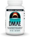 Sursa Naturals DMAE, Dimetilaminoetanol bitartrat - Suportă concentrația mentală - 200 Comprimate