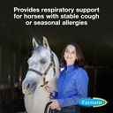 Farnam Cough Free Horse Cough Supliment Pellets, oferă suport respirator pentru cai W / Alergii sezoniere sau tuse stabilă, 1.75 lb, 48 zi de aprovizionare (Pachet de 2)