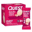 Quest Nutriție cookie-uri Frosted Twin Pack, Căpșuni tort, 1g zahăr, 10g proteine, 2g carbohidrați nete, Gluten gratuit, 16 cookie-uri