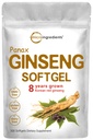 Micro Ingrediente Red Panax Ginseng Supliment 6.000 mg Per Serving, 300 Softgels 