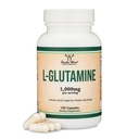 Capsulele de glutamină - (1000 mg Servings, 120 capsule) Non-GMO, Gluten Free, Keto Safe, Vegan Friendly, a treia parte testat (pentru rezistenta si sanatate Gut) de lemn dublu