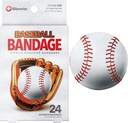 BioSwiss copii Bandaje, Baseball Shaped Auto Bandage Set Adezive, Latex gratuit, Steril Wound Care, 24 Conte