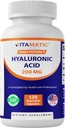 Suplimente de acid hialuronic vitamatic 200mg - Suporturi Sanatos tesut Connectiv si articulatii - Promovarea Tinerilor Sanatos - 120 Capsule