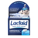 Lactaid Intoleranta la lactoză pastile, 9000 FCC Natural Lactase Enzyme Dairy Relief Caplets, ajută la prevenirea gazelor, balonare și diaree Datorită sensibilităţii la lactoză la adulți și copii, 120 Conte