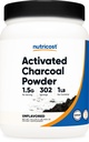 Nutricost Activează praf de cărbune 1lb - Produse alimentare Grad pulbere, pastă de dinți, Facemask, Odor Control, Vegetarian, Gluten gratuit, Non-GMO