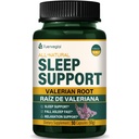 Extract de rădăcină de valeriană capsule de sprijin pentru somn, supliment de flori de pasiune pentru somn mai bun, se încadrează rapid somn și relaxare. Pastillas de Valeriana y Pasiflora para Dormir Profundamente. 90 Număr