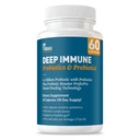 Dr. Tobias Probiotice imune profunde & Prebiotice, Dual Acţiune Digestion & Immune Support with PreforPro Prebiotics & Intarziat de eliberare Spore Forming Probiotics for Women & Men, 60 Capsule, 30 Servings