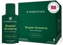 CYMBIOTIKA Super Greens Supliment cu Clorofill, Spirulina, Daily Vegan Superfood Pachete pentru Digestive Gut Health, Detoxifiere, Energie și Suport Immune, Citrus Lime Flavor, 15 ml pungi, 30 Pack