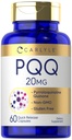 Suplimentul Carlyle PQQ 20 mg 