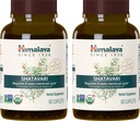 Himalaya Organic Shatavari pentru PMS, Menstrual Cramp Relief, Menopause Support, and Women's Health, 1.300 mg, 60 Caplets, 2 Luna de aprovizionare, 2 Pack