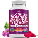 NOUA VÂRSTA de lapte Thistle NAC Chanca Piedra Sfeclă Root Anghinare Root Astragalus - Plus TUDCA & Ginger - 60 Conte