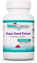 Nutricologie Strugure Pips - Extract de semințe de struguri, Proanthocyanidins, Polifenoli, Supliment vegetal, Capsule organice, 300mg - 90 Conte