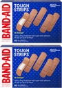 Band-Aid Brand benzi dure Bandaje adezive pentru îngrijirea rănilor, protecție de durată pentru tăieturi minore și zgârieturi, Toate o dimensiune, ambalaj 2