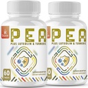 1500 MG Palmitoiletanolamidă cu luteolin 98% & Turmeric, absorbţie ridicată, Micronized Pea Supplement for Discomfort Management - SUA Made - 120 comprimate