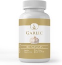 Ingrediente originale pure Capsule de usturoi, (100 capsule) întotdeauna pură, fără aditivi sau fillere, Lab verificat (100 capsule)
