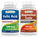 Acid folic 1000 mcg & Oxid de magneziu 500 mg